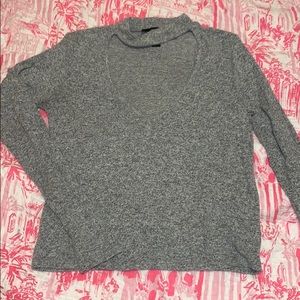 Forever 21 Gray Sweater Top